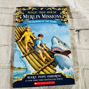Magic Tree House Merlin Missions Book #25 Shadow Of The Shark